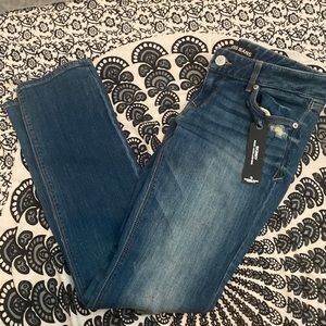 Express Ultra Low Rise Distressed Skinny Jeans - NWT - size 6